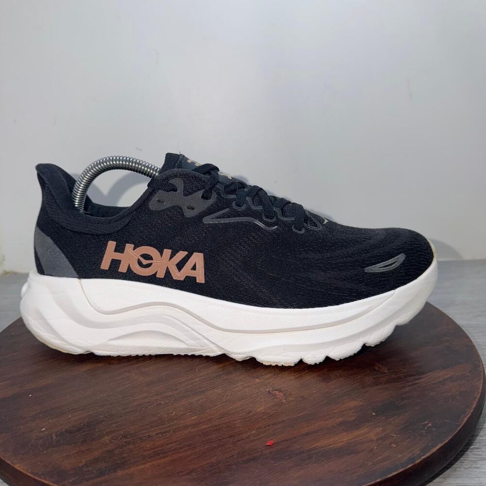 Hoka One One Arahi 8 Black/Rose Gold Running Shoes Women’s 10.5D 1168711 BRGL